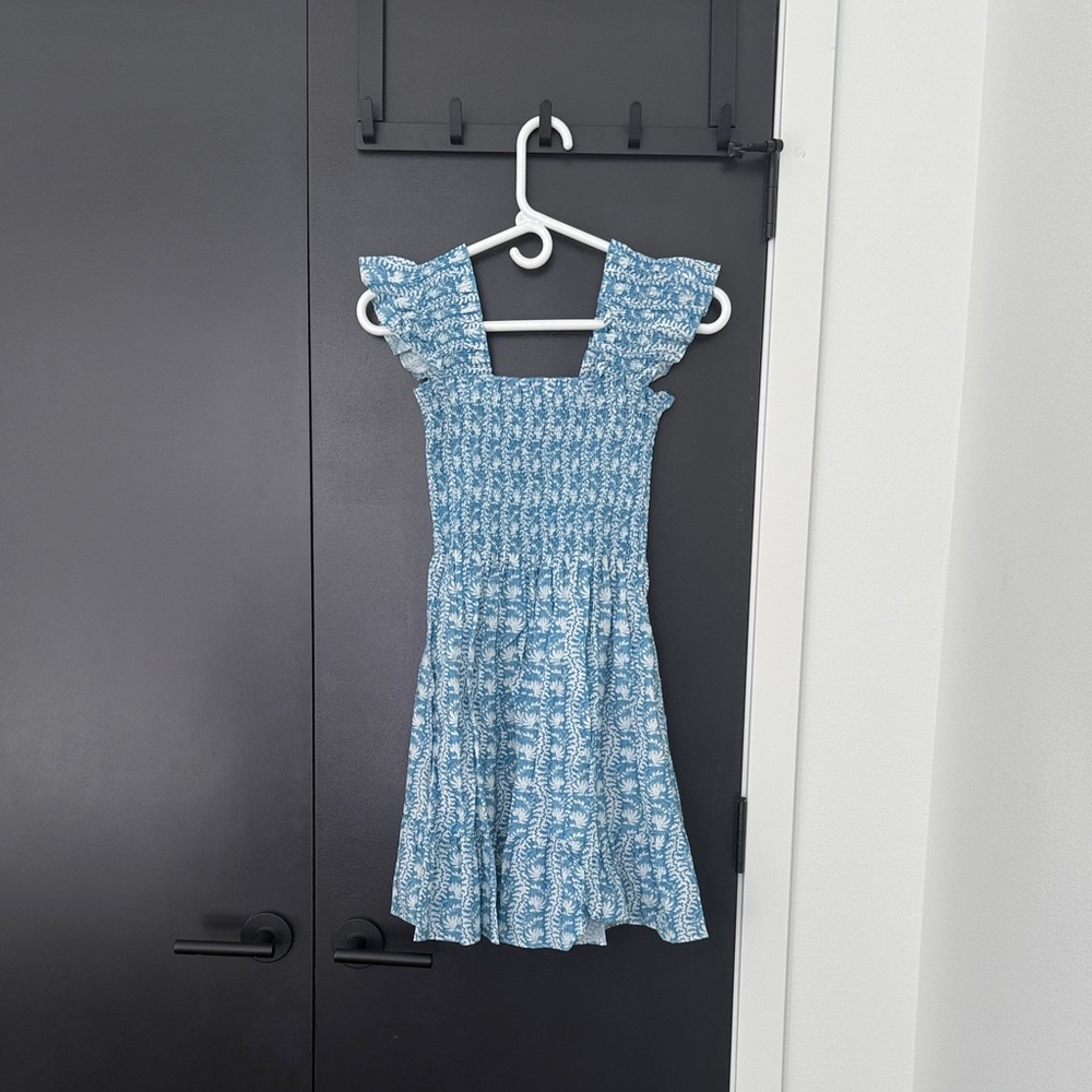 Hill House Blue Floral Smocked Sundress for Girls